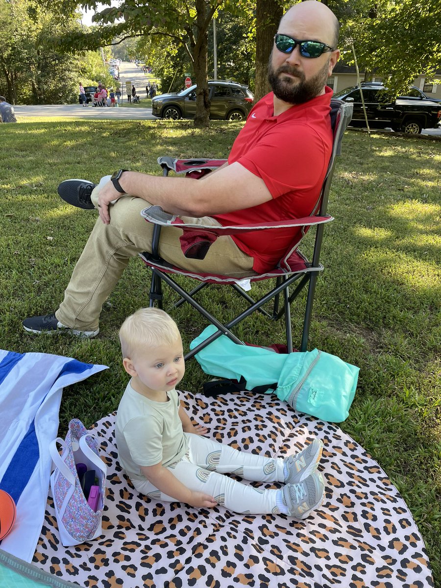 MrsMoman's tweet photo. One of these momans is not qualified to judge @Harpeth_HS #homecoming floats. @coachmoman thanks for the great watch spot @harpeththeatre https://t.co/ToO4epiHBr