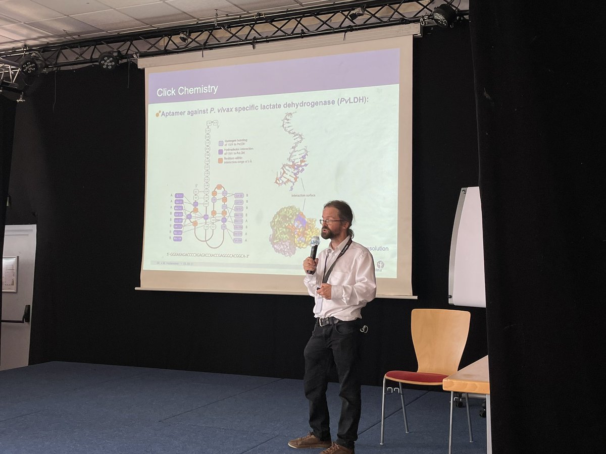 Marcel Hollenstein from <a href="/Hollensteinlab/">Hollenstein group</a> presented his work on modified oligonucleotide chemistry ! From aptamers, to mRNA silencing the applications of this work are phenomenal !
Thank you for joining us !
#chemtwitter #Chemistry #DNA