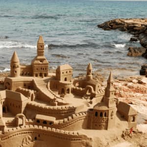 Make a sand castle. Постройки из песка. Песочный замок. Интересные постройки из песка. Замок из песка.