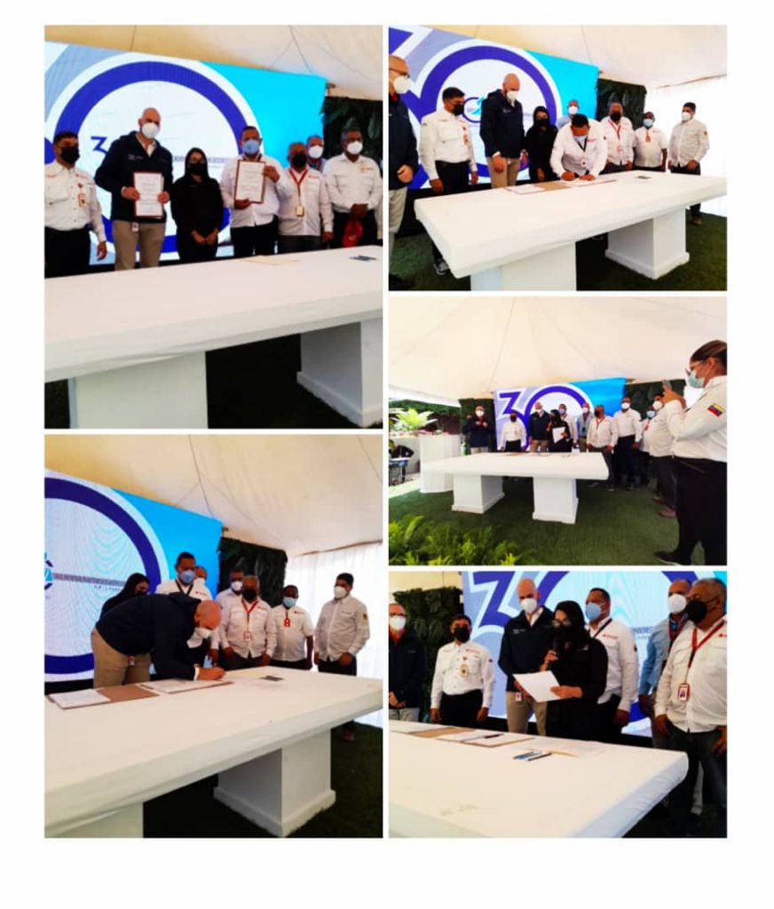 #23Sept  se firmó el Auto de Homologación de la Convención Colectiva 2021-2023, suscrita entre el Sindicato Nacional de Trabajadores Petroquímicos,
Petroleros y Filiales y la E.T. Supermetanol, C.A., que
beneficiará a 48 trabajadores de dicha empresa Petroquímica <a href="/NicolasMaduro/">Nicolás Maduro</a>