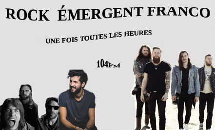 Section page principale, top rock et top 104FM à jour sur le site. 104fm.ca/index.html