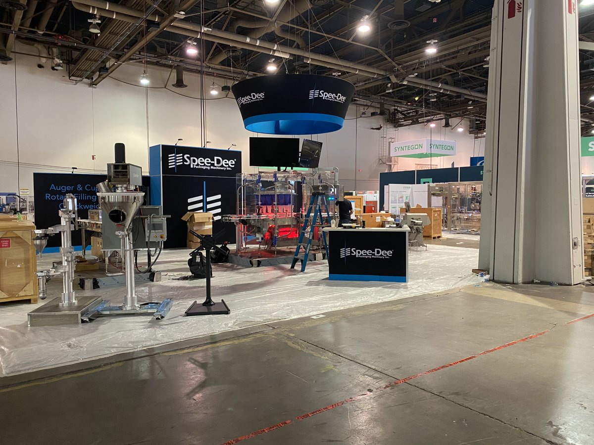 #Behindthescenes at <a href="/packexposhow/">PACK EXPO</a>!
Stop by booth #C2607 next Monday, Sept. 27-Wednesday, Sept. 29 to see first-hand how Spee-Dee is transforming filling and weighing equipment.
See you next week!
<a href="/PMMIorg/">PMMI</a>
#fillingmachines #packexpolasvegas #packagingsolutions
