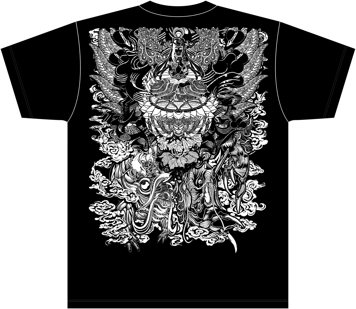 【Orders close tomorrow at 23:59 JST.】
Kiryu-kai mandara T-shirt
Build-to-order production
The closing date: September 26
Scheduled to be shipped in Mid-october

Poster, Badge, Stickers, and more
https://t.co/5btYouCjdx 