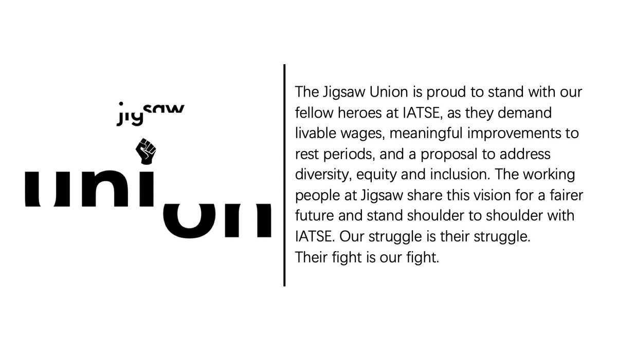 #onemovement #IASolidarity #IATSE <a href="/IATSE/">IATSE // #IASolidarity</a>