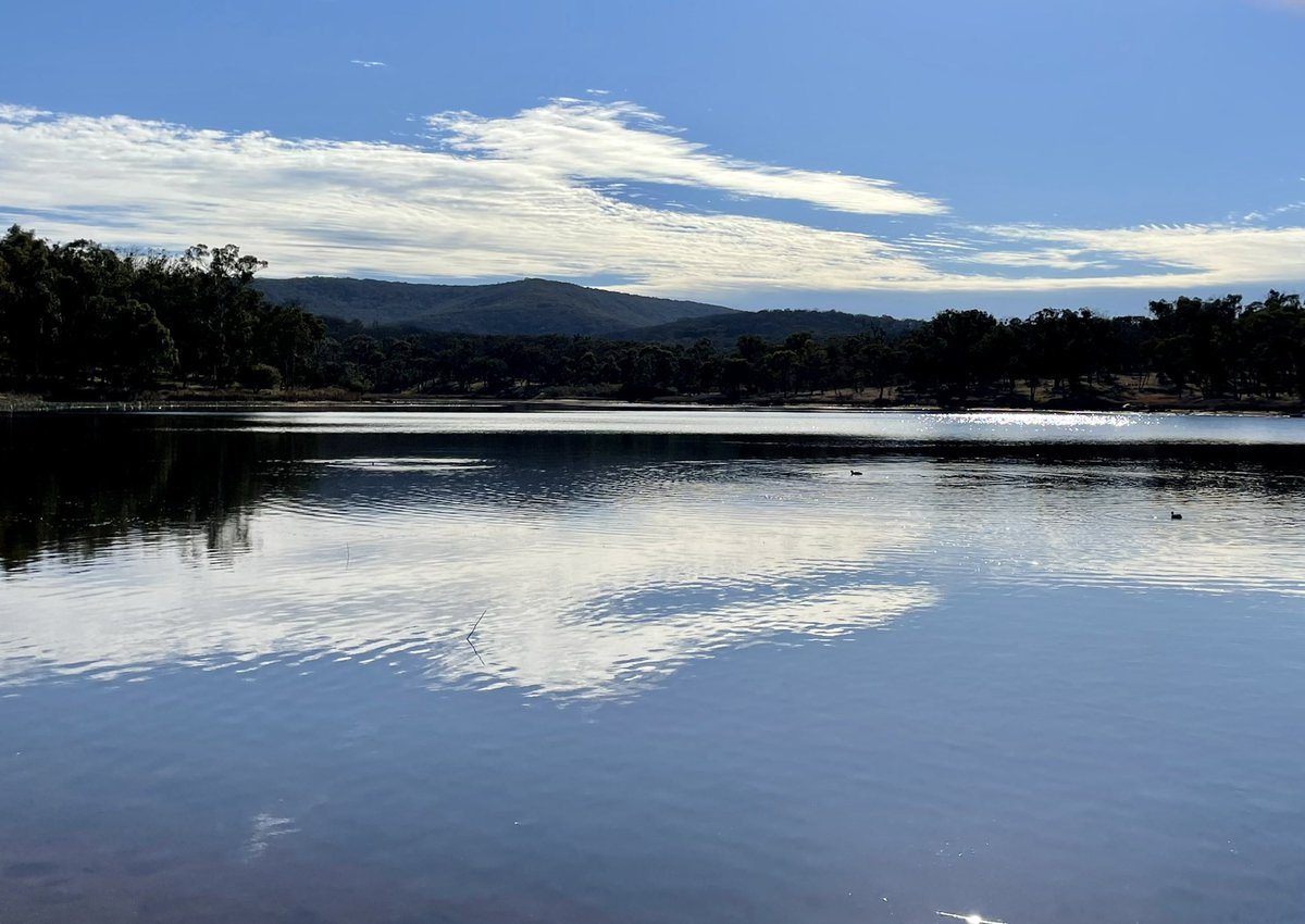 Glorious morning for a swim. Water about 13°C, but the sun warmed things up a bit.