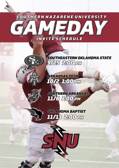 Thank you for the game day invite SNU! @AlPopsFootball @318Sports @JeritRoser @Coach_Red09