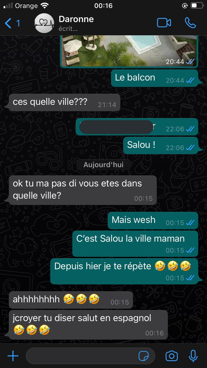 Soulacre_93's tweet image. Je suis en Espagne regardez ma mère me dis quoi ? J’ai crier