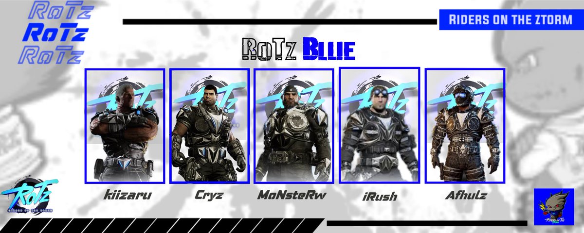 RoTz_Storm's tweet photo. Hola, hooolaaa!!...
Espero que su día vaya muy bien!!..éste día damos la bienvenida de forma oficial, al nuevo equipo "RoTz BLUE" quién estará representando a la familia RoTz en próximos torneos 👊🙂es muy grato que la familia esté creciendo, esperamos contar con su apoyo. https://t.co/EPaydEKXX5