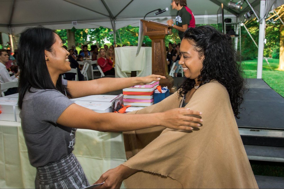 #Purejoy! That’s the feeling we get seeing the relationship between our #scholars and #mentors. These two were reunited at our June College Reveal Event, and the smiles were contagious! #fridayfeels #weloveourjob