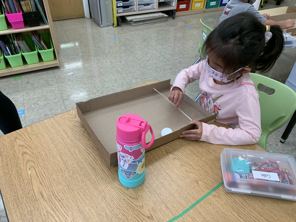 Today our scientists started construction on their pinball machines. They had a BALL! #wal109 #engage109 <a href="/katie__bandy/">Katie Bandy</a>