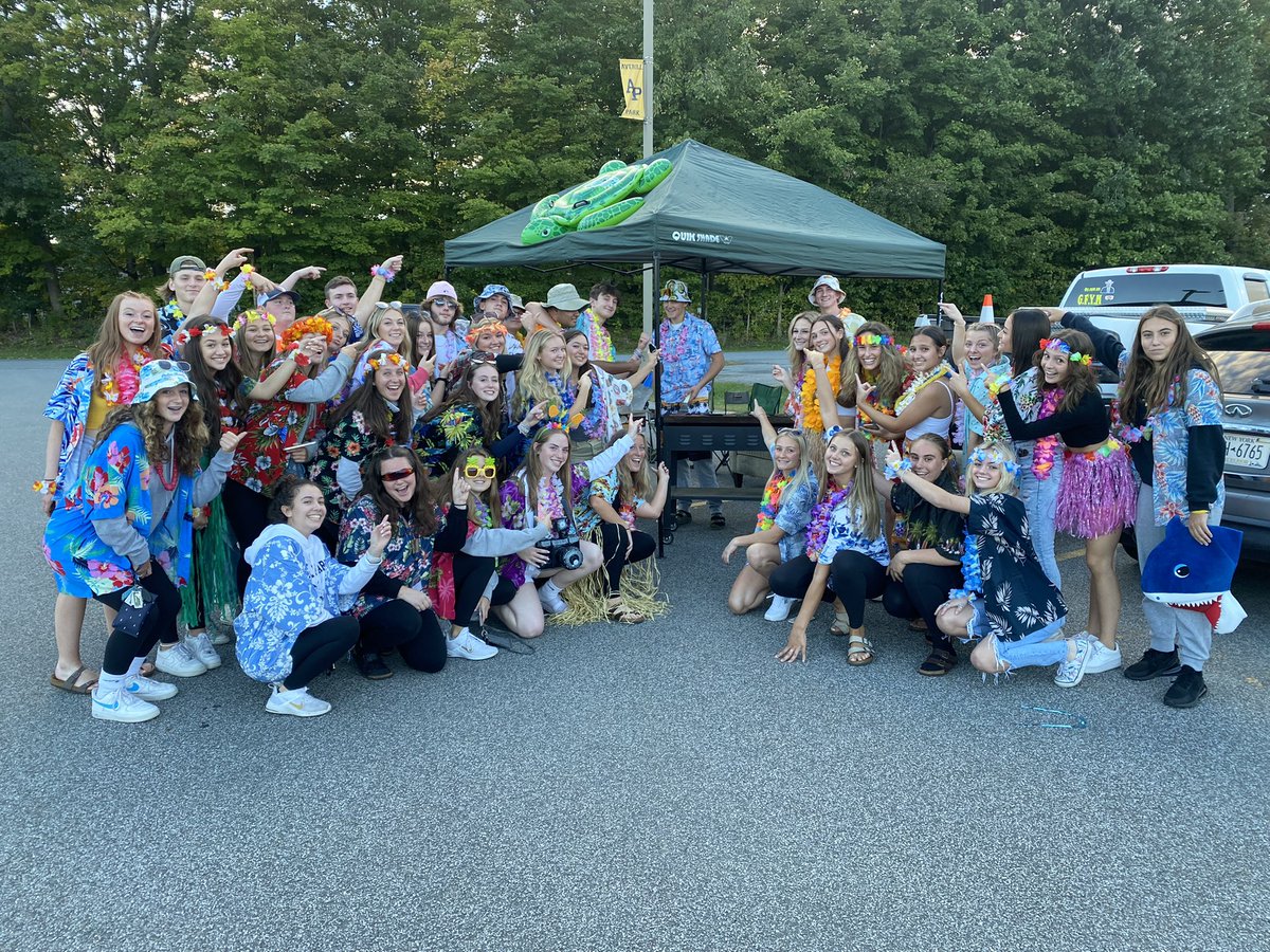 AP_Athletics's tweet photo. Great to have our students back tailgating on Hawaiian Night!!!
#WinnersInThe3Cs
#AP_EveryStudentEveryDay https://t.co/r9GjDqIKZM