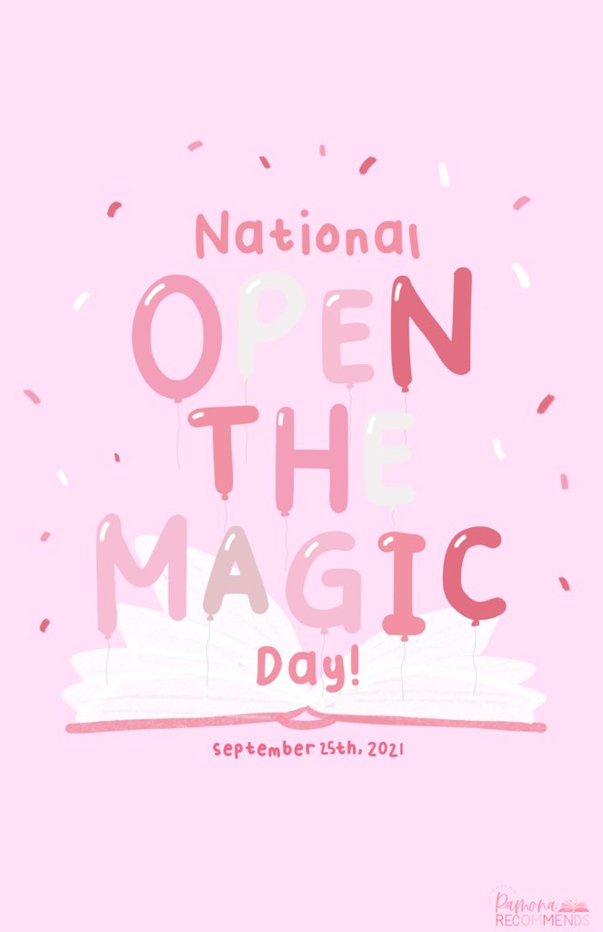 Tomorrow is the big day! Please celebrate Open the Magic Day with us! I will be celebrating at <a href="/Onceuponatimebk/">Once Upon A Time Bookstore</a> all day with special guest @MarcieColleen1 Use the hashtag #openthemagicday to share out how you are celebrating. nationaldaycalendar.com/national-open-…