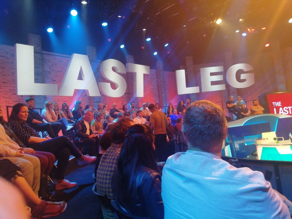 Sign_hear's tweet photo. Just got home from watching the live filming of @TheLastLeg and I took home @joshwiddicombe's script!! https://t.co/97vgEG7fe6