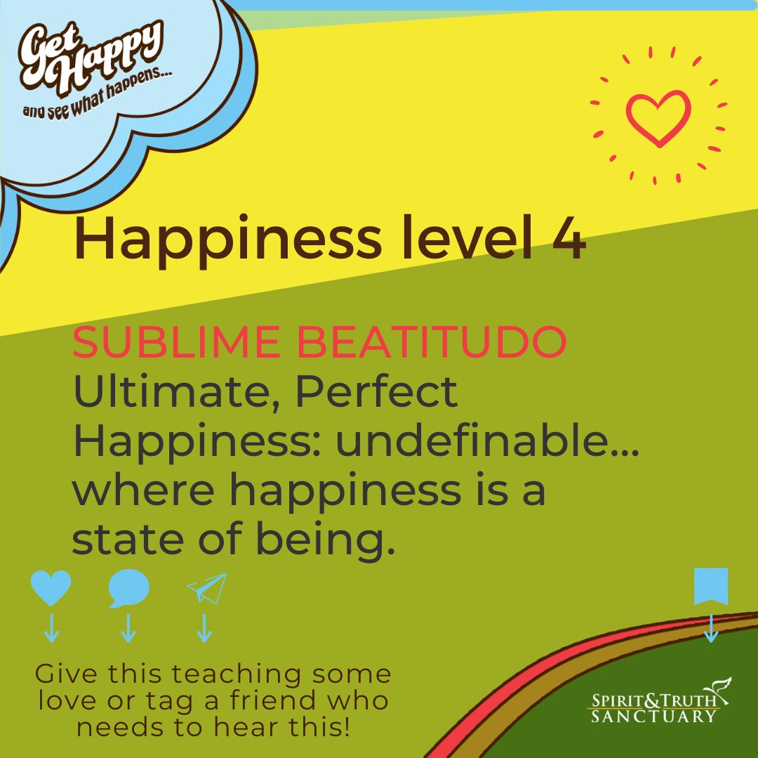 depaulk's tweet photo. Aristotelian Four Levels of Happiness:
•LAETUS
•FELIX
•BEATITUDO
•SUBLIME BEATITUDO - Ultimate, Perfect Happiness: where happiness is a state of being.
#spiritandtruthsanctuary #aristotle #fourlevelsofhappiness #beatitudo #gethappy #happiness #radicallyinclusive #love #hope https://t.co/DlBsnVreuI