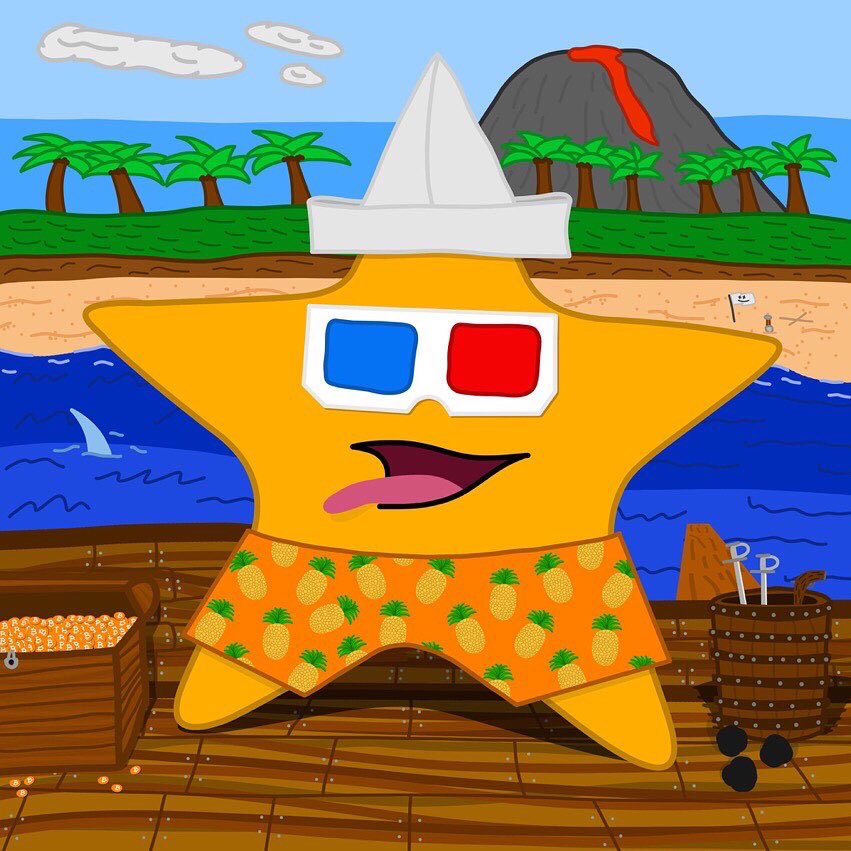 superstarfishio's tweet photo. @NFTcryptoart_ Only .03 Eth! Minting now!! Will sell out eventually as I keep making YouTube videos. Will be pushing this project for years and the art is super chill! Would love your honest thoughts! https://t.co/IYMGrYEt7F