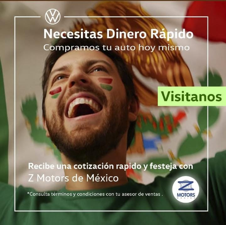 Recuerda que en Z Motors de México te compramos tu #Automovil #Seminuevo al mejor precio de la zona. 

¡Contáctanos! 55-5858-0888 🚗😀