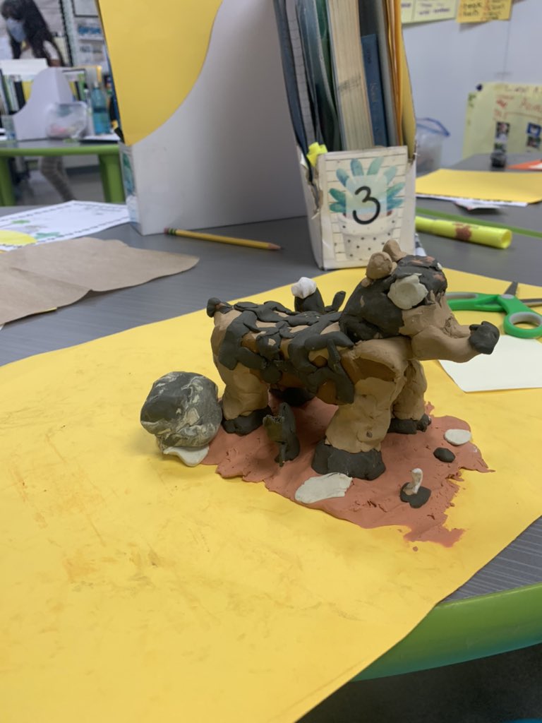 TeachGuerrero's tweet photo. Wrapping up our 5E unit on Animal Adaptations 🦒 🦓 🦔 🐻 🐠 

Learners had to plan, write, and model their own “Extreme Creature” with various adaptions of their choice!
They are ready to present Monday! 🎤 https://t.co/VfW0CU6ick