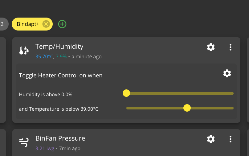 SaskProAg's tweet photo. Supplemental heat #GrainDrying , Two customer examples toggle heater based on Plenum Humidity with Max Temperature Setting,  Radville SK. #harvest21 #bindapt #binstick https://t.co/iLJu6WeKIB https://t.co/JePafa2aE8