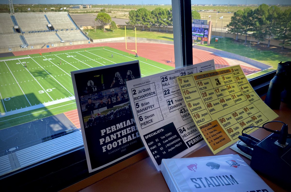 #FromTheFlightDeck It’s the #PermianBasin VS the #BigCounty: #Permian takes on #AbileneHS in District 2-6A action. It’s also #HOMECOMING! Get here early, yell loud, wear BLACK and stay late! #GoMojo #FridayNightLights