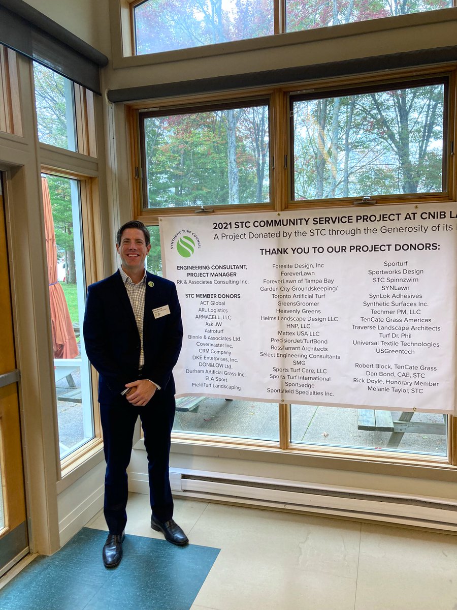 mrdanielkbond's tweet photo. @CNIB ty for organizing an excellent event today dedicating their @SynTurfCouncil + member donated synthetic turf athletic field and mini golf course designed specifically for the sight impaired #weareturf #communitydevelopment #fun https://t.co/XpLQmlSvCl