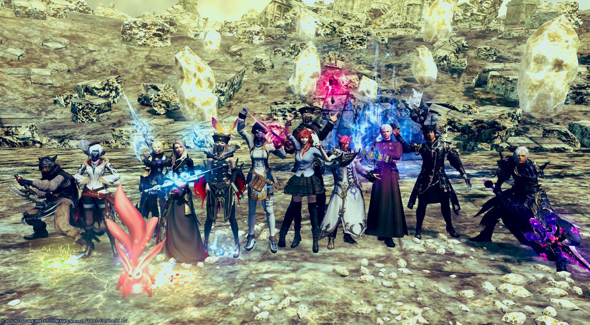 FF_shizu's tweet photo. #おはミド ☀️
昨日は、シャムさんがタチノ解放したーって事でみんなで
⊂(˙꒳˙⊂ )))Σ≡GO!!
戦闘中にコメ打てるんが凄い𐤔𐤔
その後、#HitWizards にまた3名入ったんで歓迎レイド 解除オーボンヌへ。欲しいキャス胴出たけど和装じゃなかった。あれ?
#本日のミドラン #FF14 #GPOSERS #XIV_PICTCLIP https://t.co/bYxuwh39op