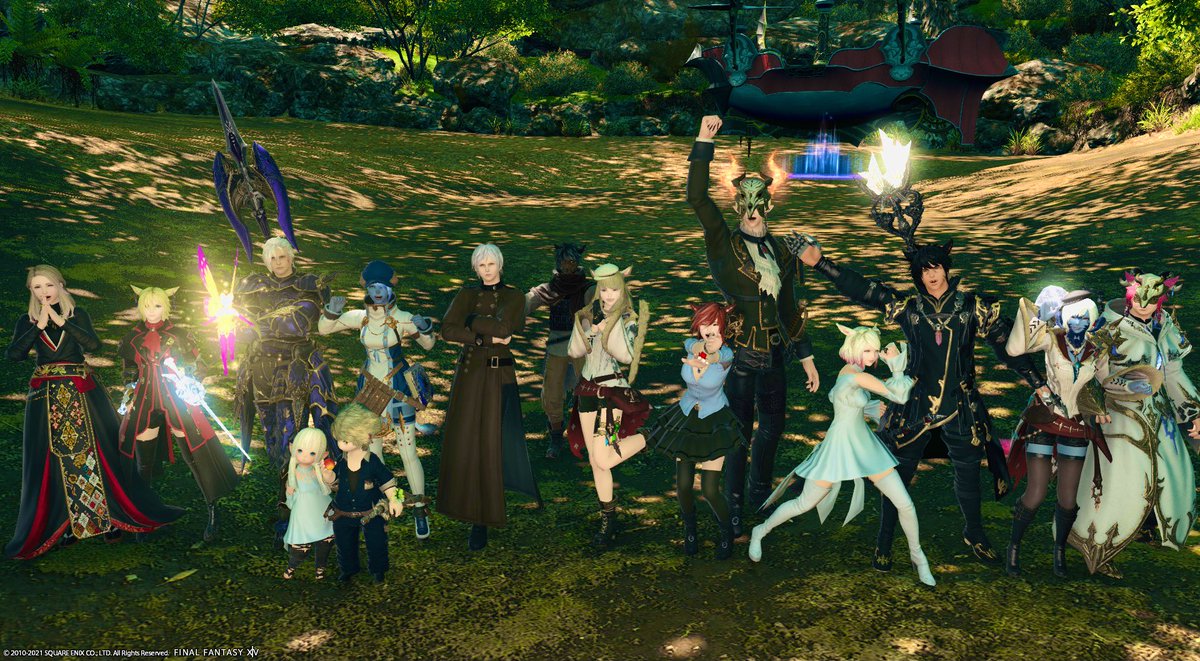 FF_shizu's tweet photo. #おはミド ☀️
昨日は、シャムさんがタチノ解放したーって事でみんなで
⊂(˙꒳˙⊂ )))Σ≡GO!!
戦闘中にコメ打てるんが凄い𐤔𐤔
その後、#HitWizards にまた3名入ったんで歓迎レイド 解除オーボンヌへ。欲しいキャス胴出たけど和装じゃなかった。あれ?
#本日のミドラン #FF14 #GPOSERS #XIV_PICTCLIP https://t.co/bYxuwh39op