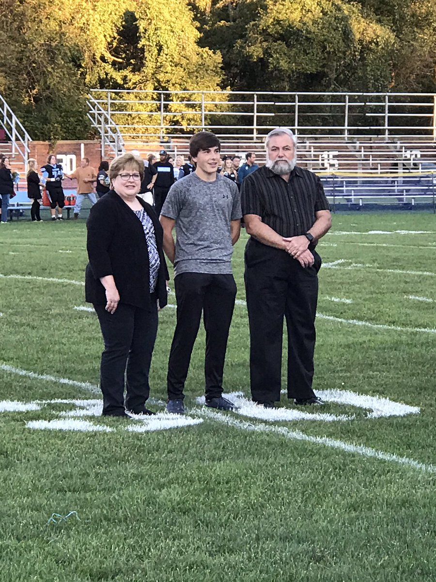 BridgeportXC's tweet photo. Congrats to John Tully being honored at tonight’s Senior Night escorted by his parents. https://t.co/3ZG2JGlBsR