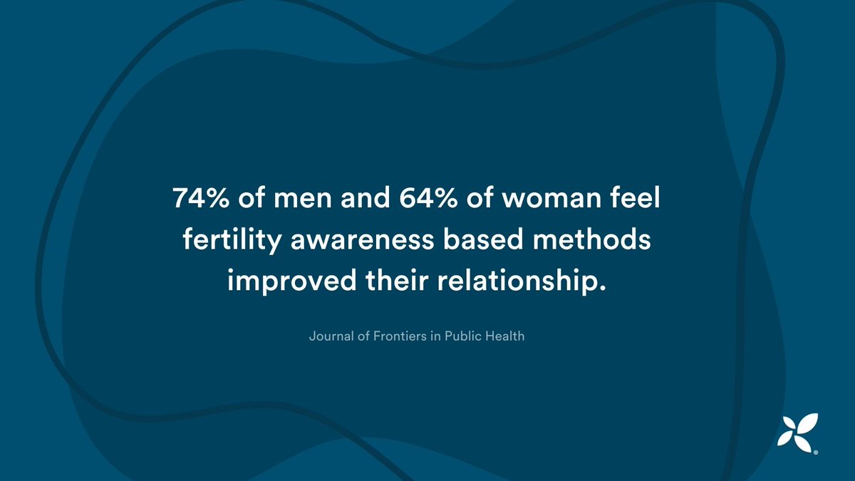 A published in the Journal of Frontiers in Public Health found the majority of both men and women practicing #FABM found them to be beneficial for their relationship. Turns out achieving your fertility goals and improving your relationship could go hand in hand. Who knew?