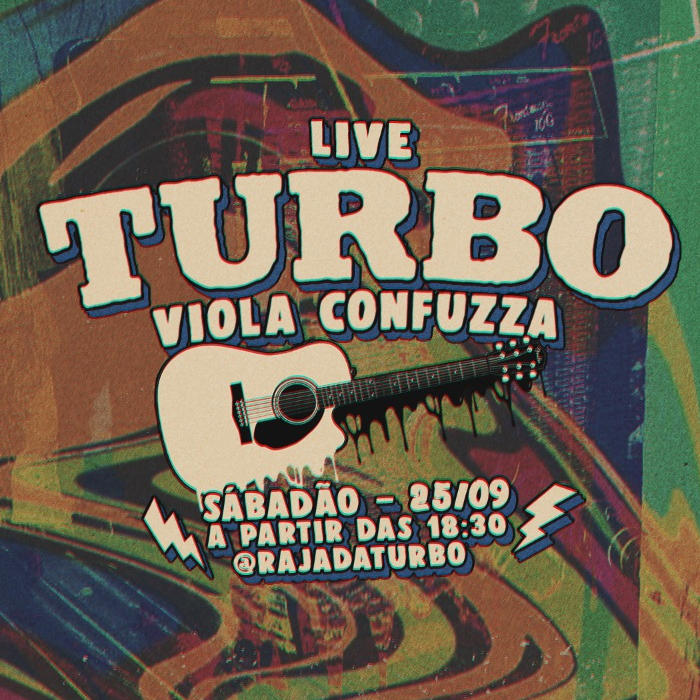 Neste sabadão da rajação terá live crocante no nosso insta a partir das 18:30 #violaconfuzza #turbo #rockparaense