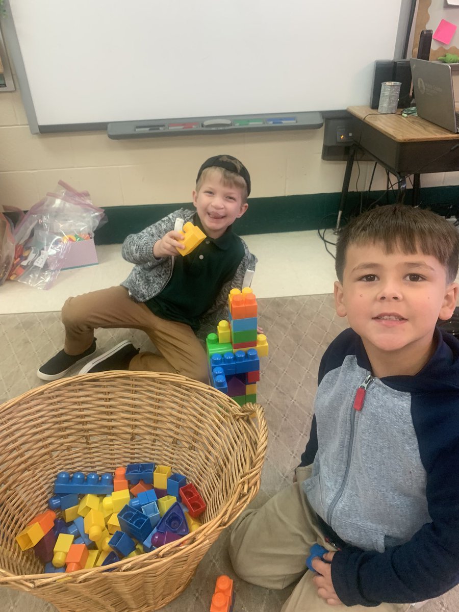 MsChildersERD's tweet photo. Friday Fun Day centers in room 217 today! My heart melts when they say they don’t want to leave at the end of the day. 🥰 @DicksonTigers @PrincipalERD https://t.co/UBrnKBAOBf