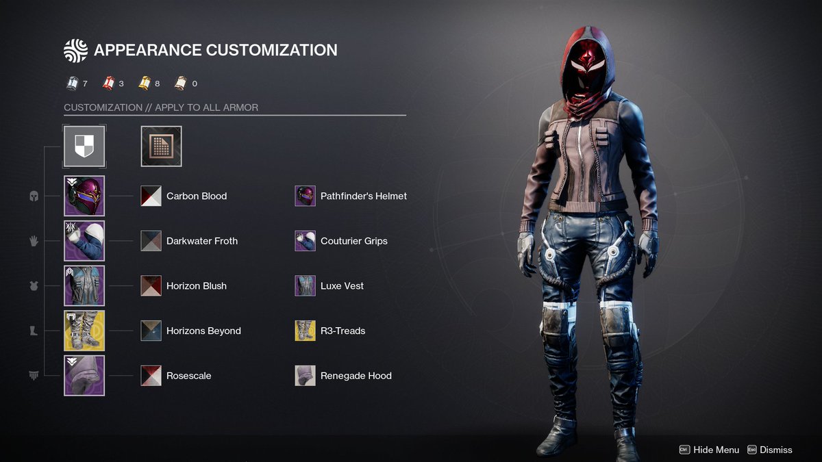 Skxpss's tweet photo. Made my own version of "Red Hood" from @DCComics
 @DestinyTheGame 
#ThreadsOfLight https://t.co/hSqWcyWWCT
