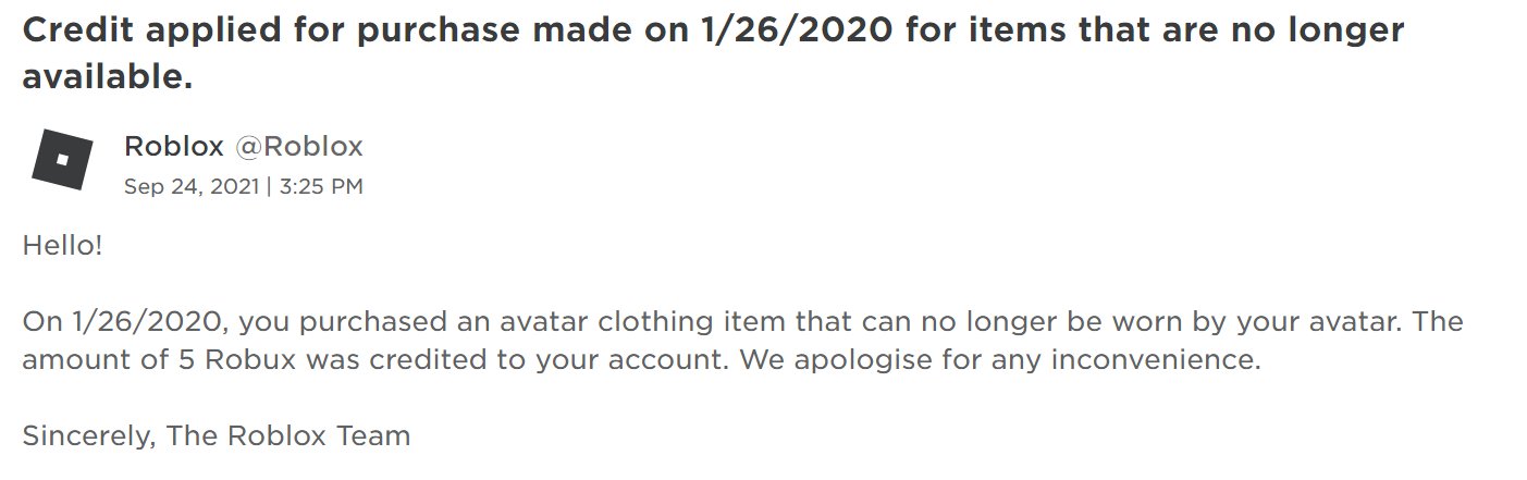 Roblox moderated item robux policy