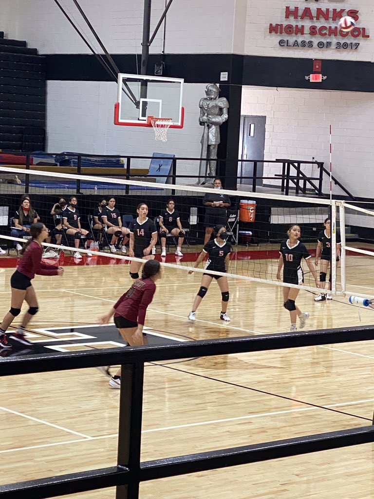 Supporting my freshmen volleyball ladies! #GoKnights @HanksMS_VB