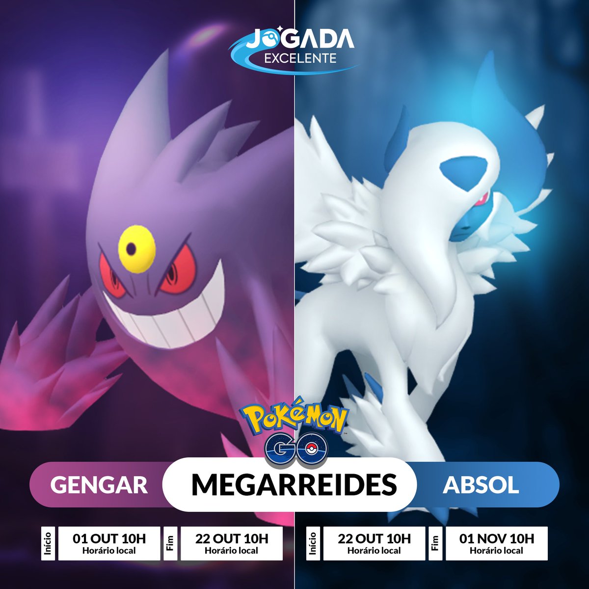 Jogada Excelente on X: Pokémon GO: Com a nova mecânica de Meganíveis,  Megarreides de Mega Kangaskhan também ficaram disponíveis no mundo inteiro.  Confira quais são os Pokémon recomendados para enfrentá-la e se