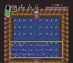 VGLocations's tweet photo. The secret room of Chris Houlihan.
The Legend of Zelda: A Link to the Past (1991).
#ALTP https://t.co/s5stcjT1EW