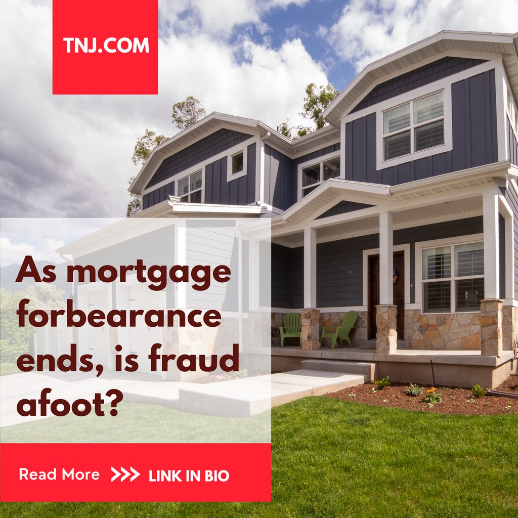 A new mortgage finance rip-off is now underway impacting homeowners who must deal with the end of mortgage forbearance. 

Read full article at tnj.com/as-mortgage-fo…