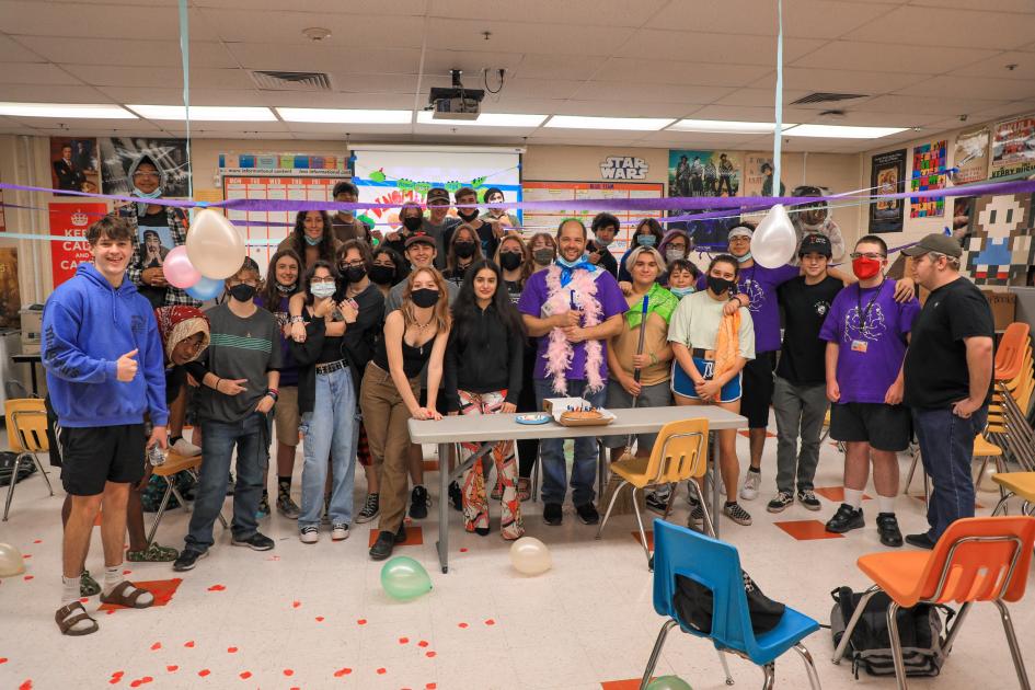 Happy 42nd birthday to our teacher and beloved leader, Mr. Forbes! [cdstv] wouldn’t be the same without you!