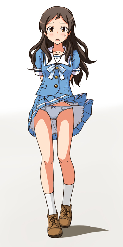 風が騒がしい志保ちゃん 北沢志保 ゆいれそのイラスト