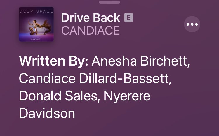 DanielGrayWorld's tweet photo. Just to point out…that would be #Singer #SONGWRITER @TherealCANDIACE on not just her #HitSingle #DriveBack but multiple #Bops on #DeepSpace! Give my girl her flowers 💐. Tomorrow at #Funky544 we will be bopping to this WHOLE ALBUM! Starting at 9pm! #RHOP #ListeningParty https://t.co/jtwul1HzmI