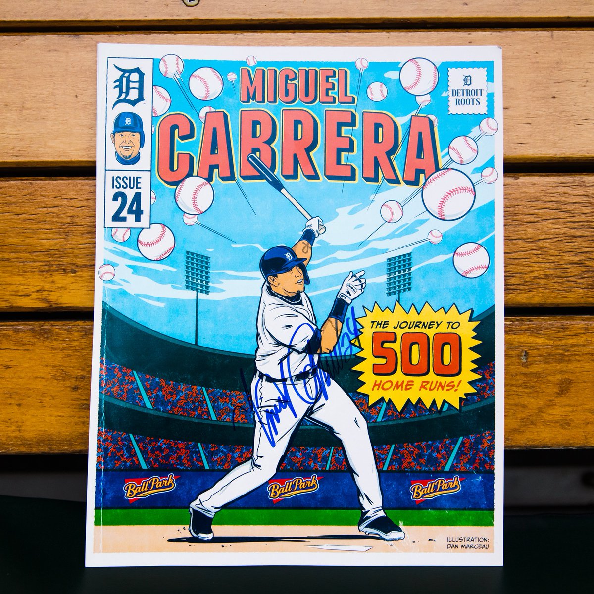RETWEET for your chance to win this autographed <a href="/MiguelCabrera/">Miguel Cabrera</a> comic book cover!