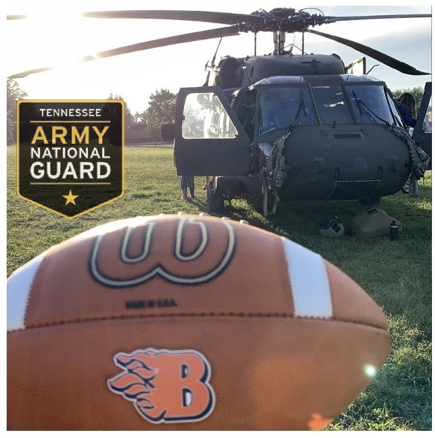 Special Game Ball Delivery
to <a href="/TheInferno_BHS/">THE Inferno</a> for the Military Appreciation Game
Courtesy of @TennesseeGuard 

Let’s goooooo 🔥🏈🔥 
#GoGuard #GoBlaze #GameDay
@bhsjustus <a href="/BlackmanFtball/">Blackman Football</a> <a href="/ChandlerTygard/">𝘾𝙝𝙖𝙣𝙙𝙡𝙚𝙧 𝙏𝙮𝙜𝙖𝙧𝙙</a>