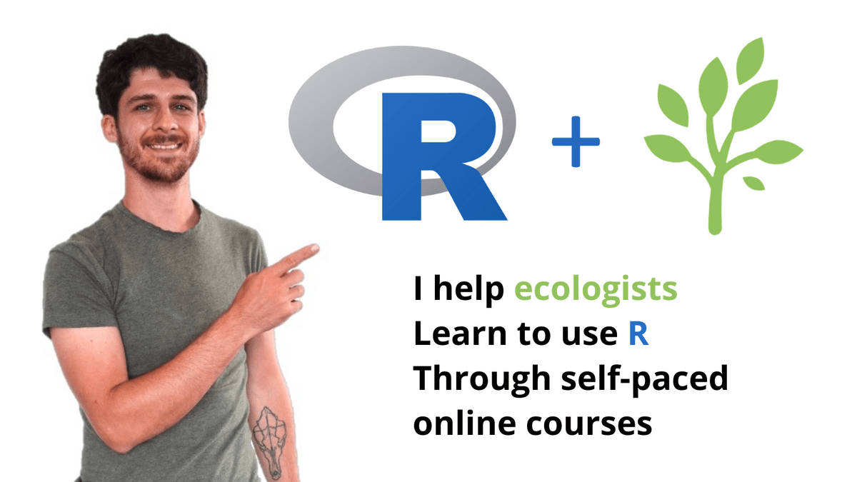 Hey #ecology grad students! Do you feel frustrated with R? My self-paced online course on the Basics of R is designed to make learning R as easy and fun as possible rforecology.com

#Rstats #RStudio #datascience #onlinecourse #gradschool #RforEcology #DataVisualization