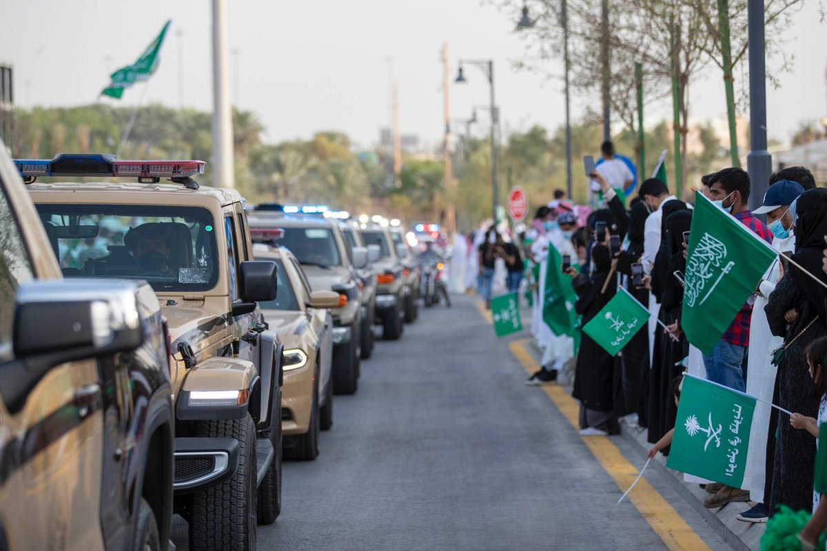 SFES_KSA's tweet photo. جانب من مشاركة القوات الخاصة للأمن البيئي في العرض العسكري بمحافظة الدرعية، ضمن فعاليات #وزارة_الداخلية للاحتفال باليوم الوطني الـ (91)، بالتعاون مع @DGDA_SA https://t.co/YaoT9Ehyfd