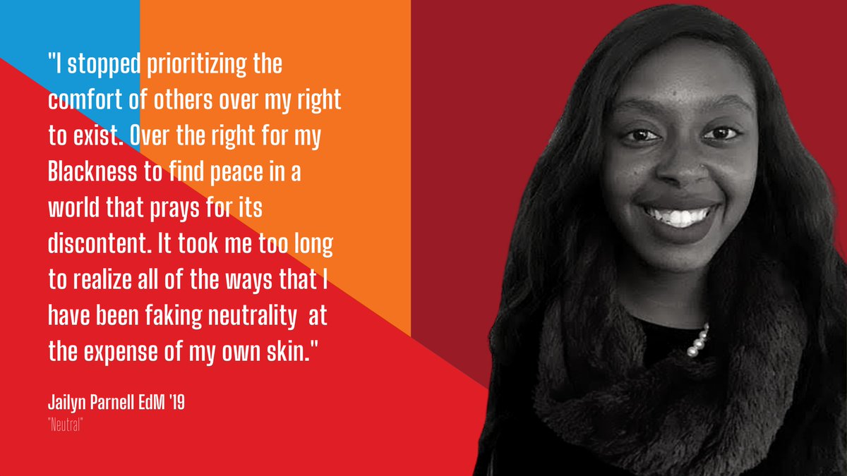 HarvardAlumni's tweet photo. "I stopped prioritizing the comfort of others over my right to exist. Over the right for my Blackness to find peace in a world that prays for its discontent..." #HarvardUnity https://t.co/zewePT7TKV