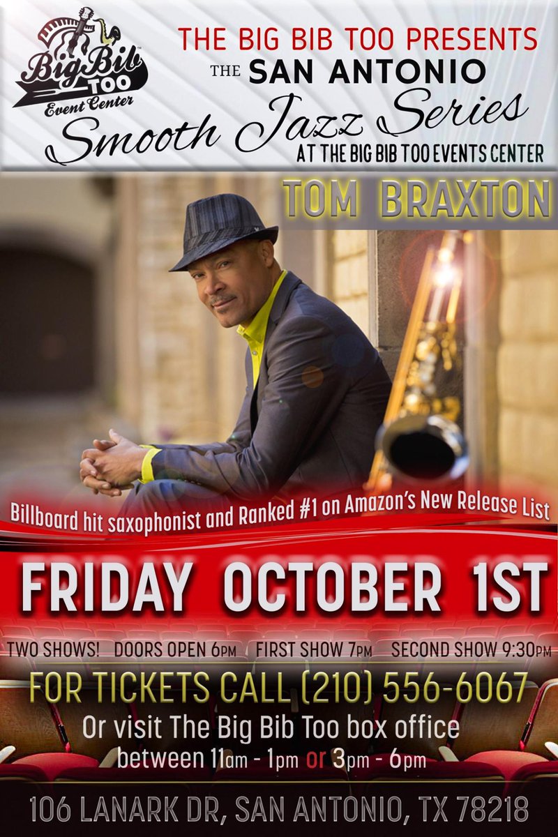 Hey Texas Fans! I'm returning to San Antonio on October 1st for two shows at the Big Bib Too Event Center. Come enjoy the shows, pick up my new CD, and enjoy some delicious barbeque!!