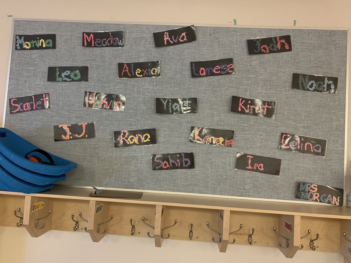 Pattern name art! (Still missing a few). We love the colors!