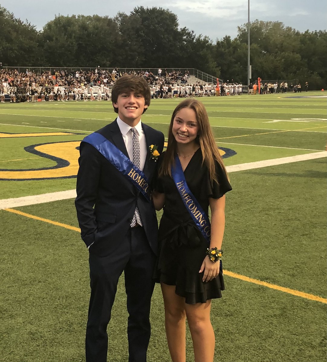 Proud of my two golfers - Ella Hoffman and Joseph Vance making 2021 Homecoming court!  Happy Homecoming all you Saints!!