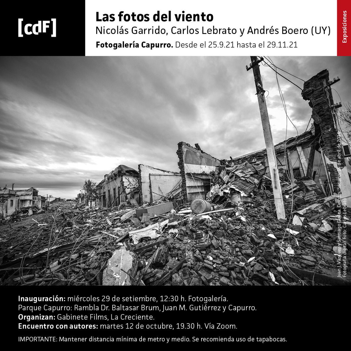 Mañana va a esta divino. 
Gracias <a href="/CdF_IM/">Centro de Fotografía</a> <a href="/CarlosLebrato/">Carlos Lebrato 📸</a> <a href="/pablompessi/">Pablo Martínez Pessi</a>