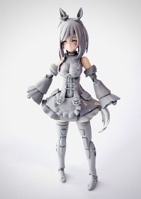 リシェッタ
ウマだ!ウマになるのだ!

エイシンフラッシュのアーマー
ティアーシャ発売までに間に合うかと思ったけどまだかかりそう

#30MS
#ウマ娘造形部 