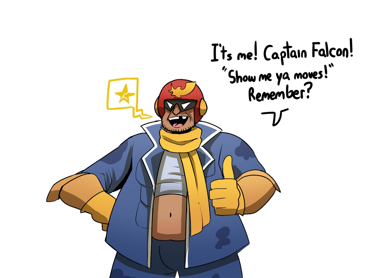 Its been hard for Captain Falcon man 